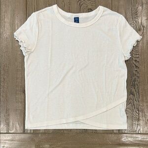 Old Navy Cream Short Sleeve Tee